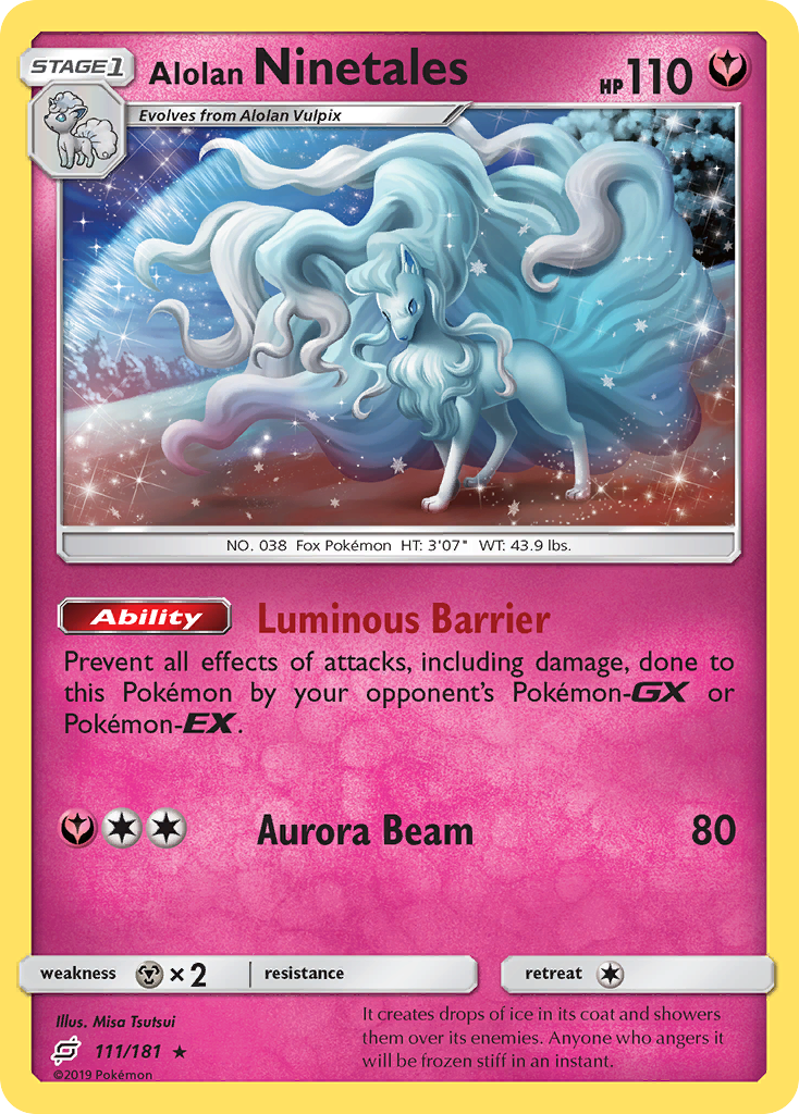 Alolan Ninetales (111/181) [Sun & Moon: Team Up] | Dragon's Lair Comics and Fantasy Houston TX