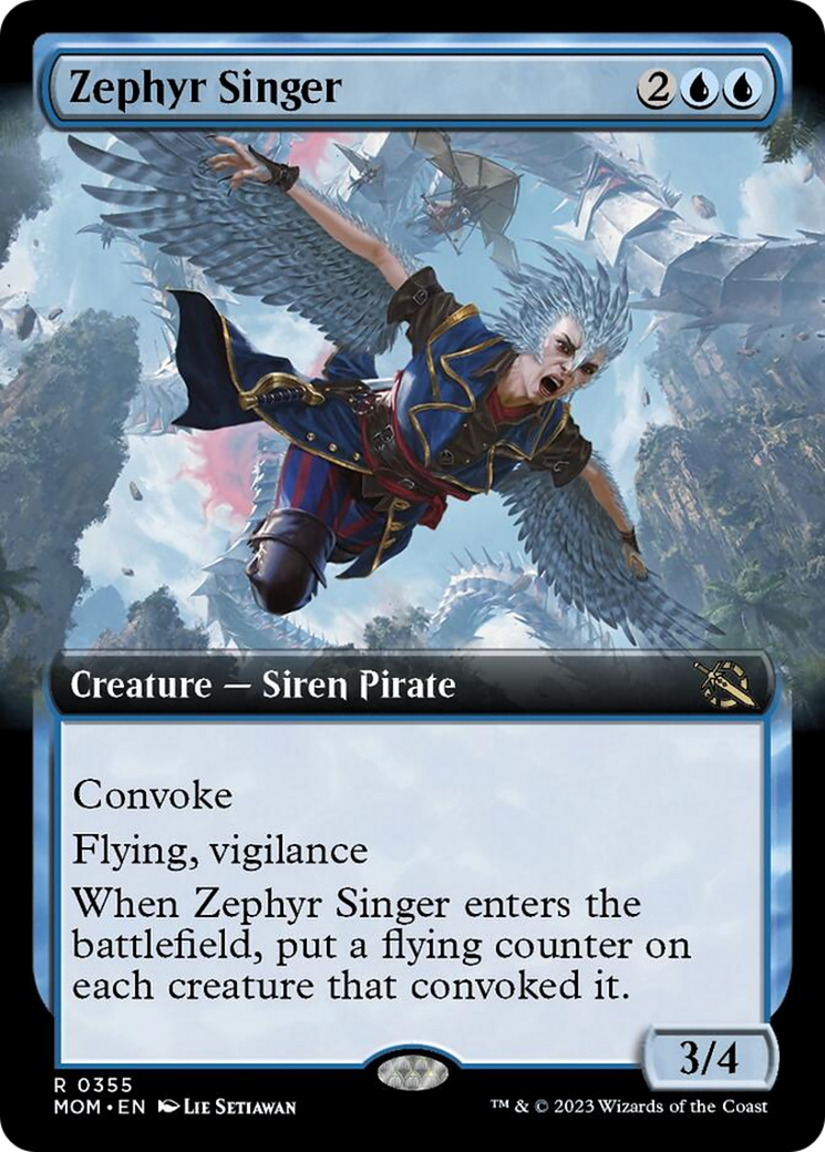 Zephyr Singer (Extended Art) [March of the Machine] | Dragon's Lair Comics and Fantasy Houston TX