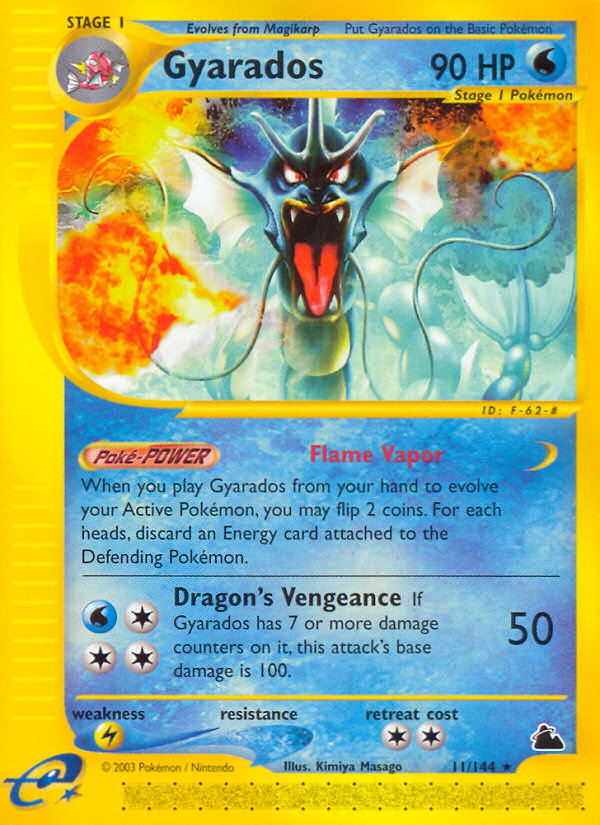 Gyarados (11/144) [Skyridge] | Dragon's Lair Comics and Fantasy Houston TX