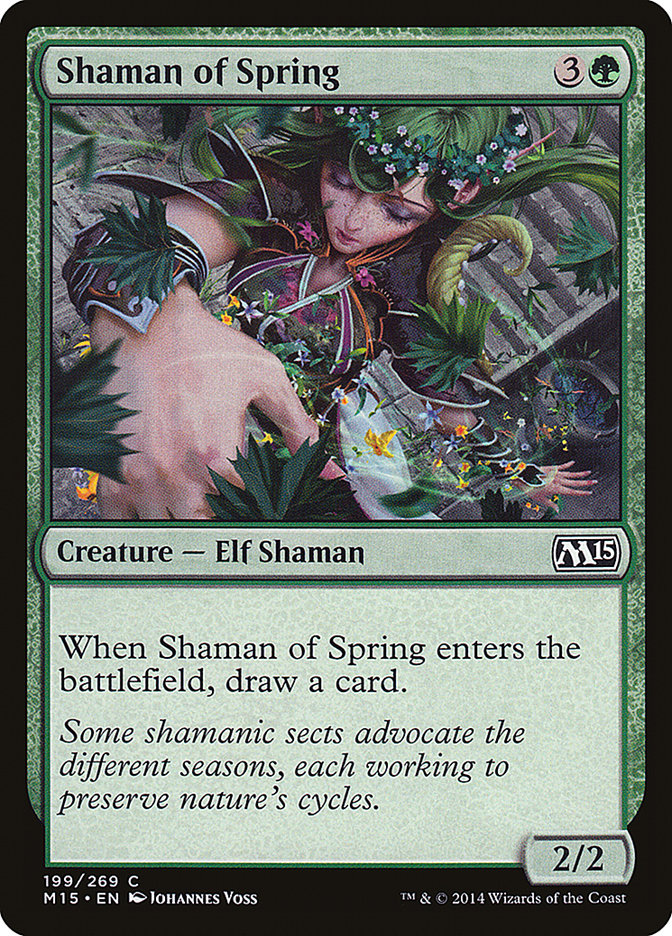 Shaman of Spring [Magic 2015] | Dragon's Lair Comics and Fantasy Houston TX