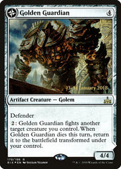 Golden Guardian // Gold-Forge Garrison [Rivals of Ixalan Prerelease Promos] | Dragon's Lair Comics and Fantasy Houston TX