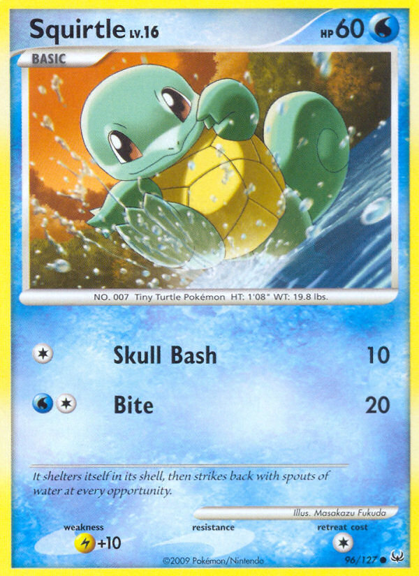 Squirtle (96/127) [Platinum: Base Set] | Dragon's Lair Comics and Fantasy Houston TX