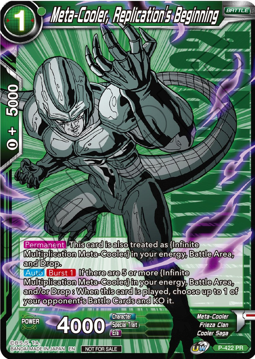 Meta-Cooler, Replication's Beginning (Championship Pack 2022 Vol.2) (P-422) [Promotion Cards] | Dragon's Lair Comics and Fantasy Houston TX