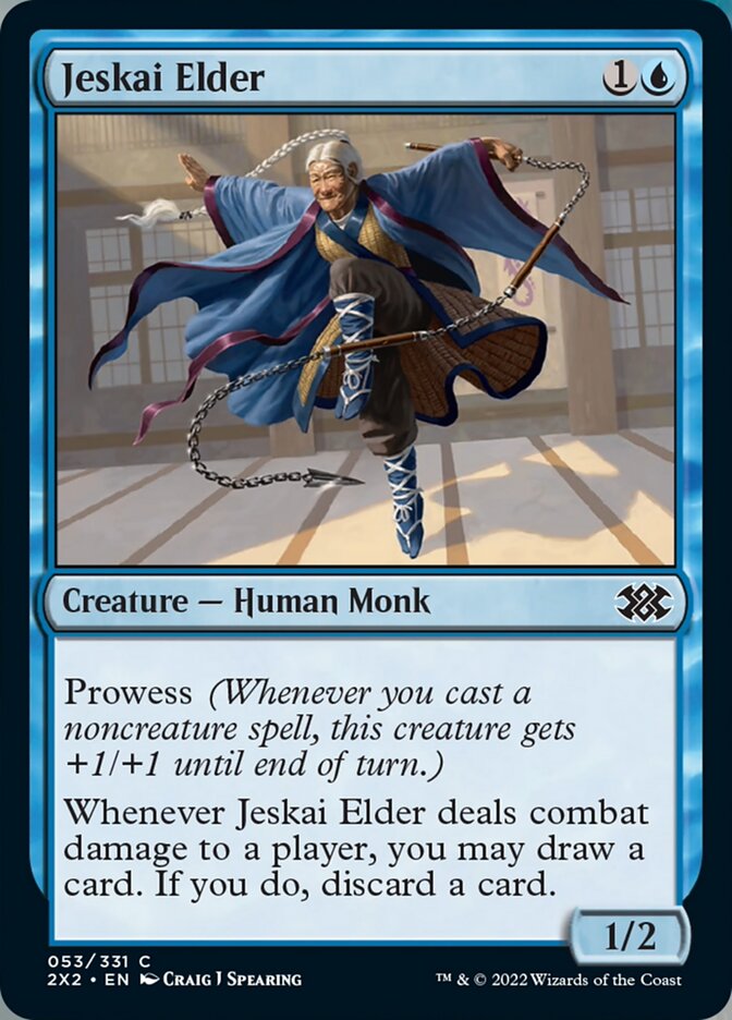 Jeskai Elder [Double Masters 2022] | Dragon's Lair Comics and Fantasy Houston TX