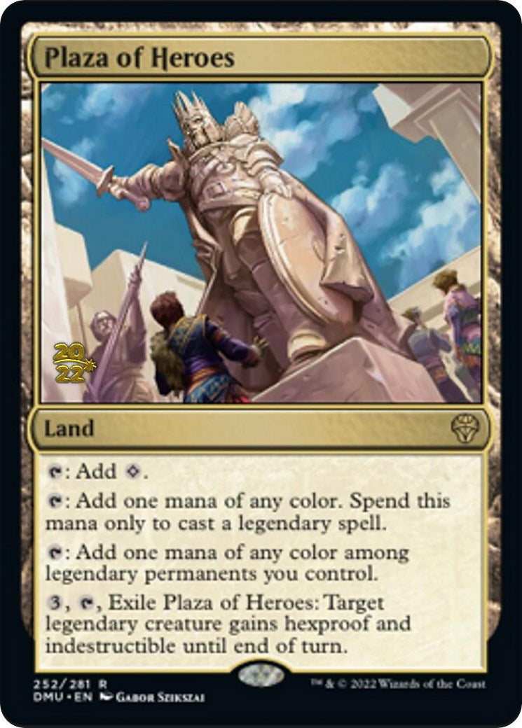 Plaza of Heroes [Dominaria United Prerelease Promos] | Dragon's Lair Comics and Fantasy Houston TX