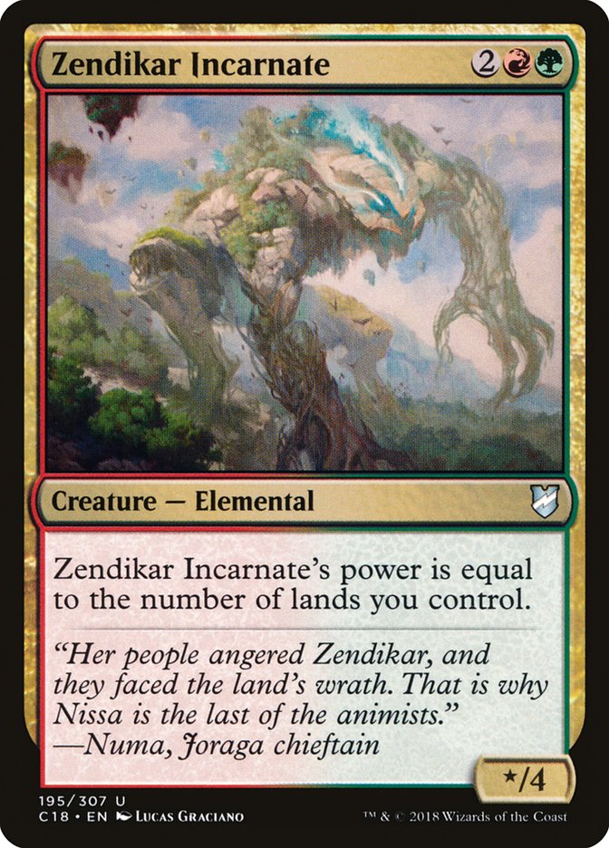 Zendikar Incarnate [Commander 2018] | Dragon's Lair Comics and Fantasy Houston TX