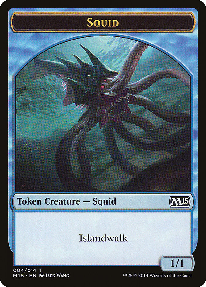 Squid Token [Magic 2015 Tokens] | Dragon's Lair Comics and Fantasy Houston TX