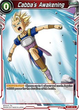 Cabba's Awakening (BT1-027) [Galactic Battle] | Dragon's Lair Comics and Fantasy Houston TX