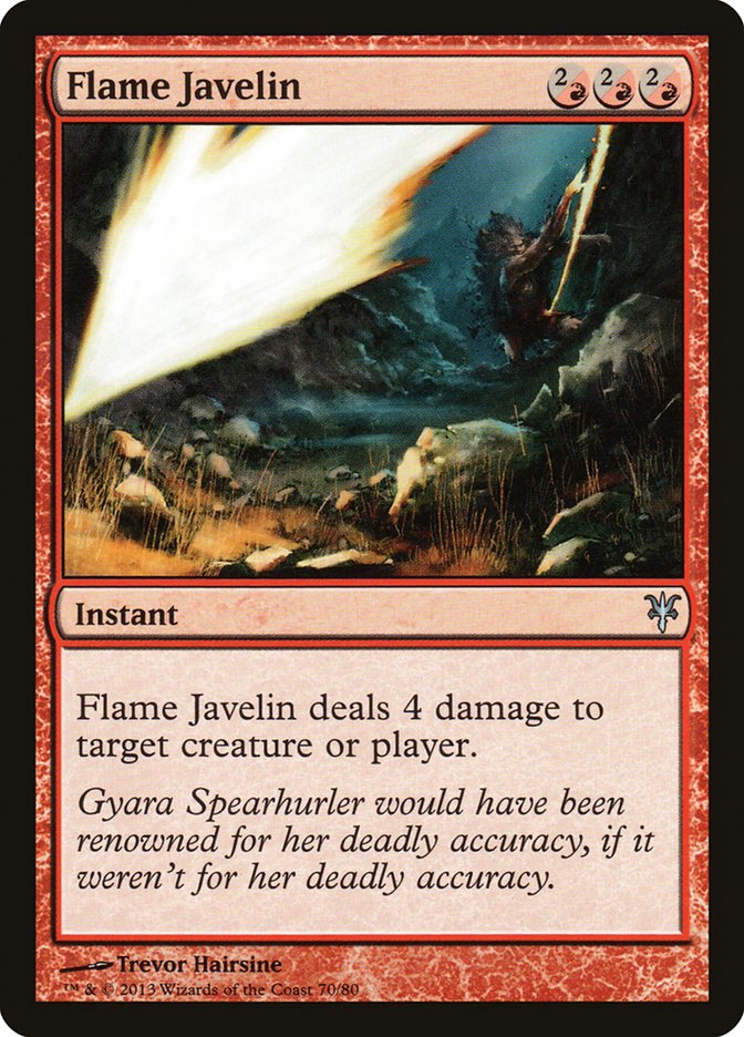 Flame Javelin [Duel Decks: Sorin vs. Tibalt] | Dragon's Lair Comics and Fantasy Houston TX