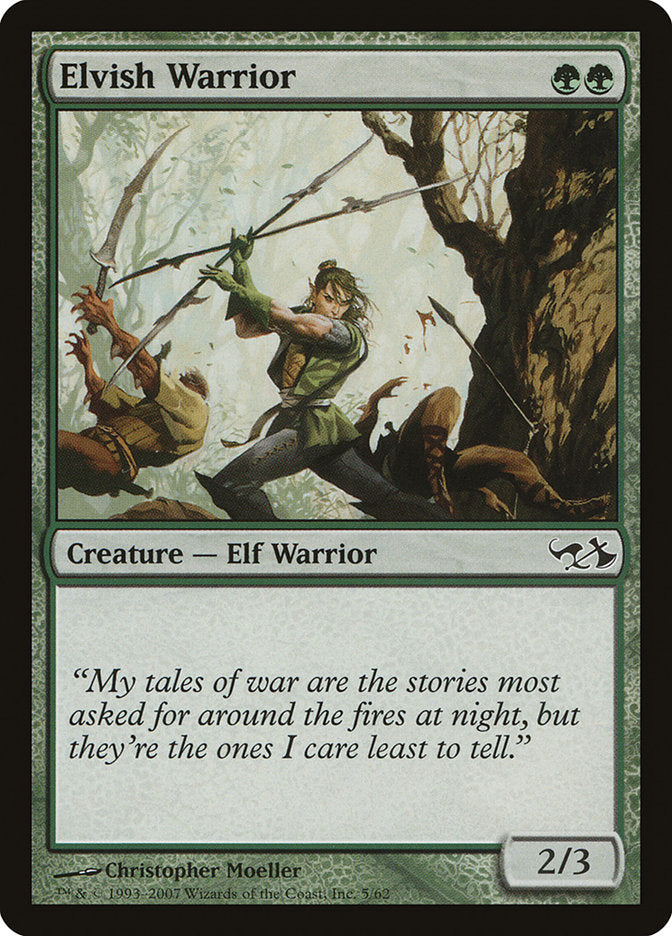 Elvish Warrior [Duel Decks: Elves vs. Goblins] | Dragon's Lair Comics and Fantasy Houston TX