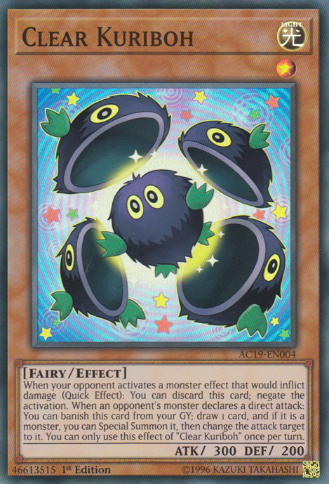 Clear Kuriboh [AC19-EN004] Super Rare | Dragon's Lair Comics and Fantasy Houston TX