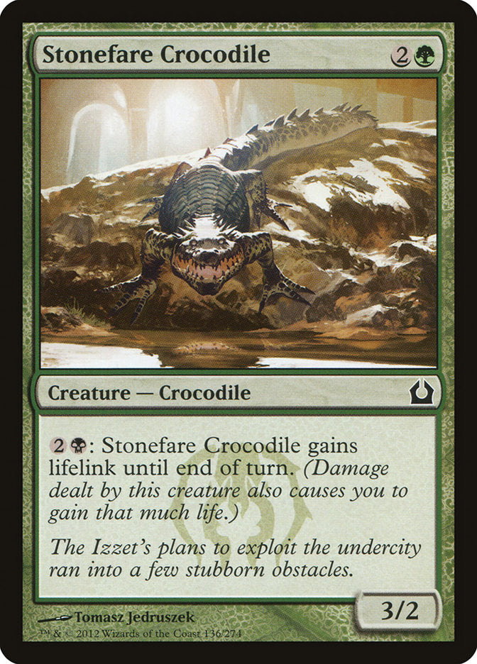 Stonefare Crocodile [Return to Ravnica] | Dragon's Lair Comics and Fantasy Houston TX