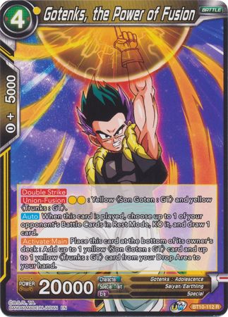 Gotenks, the Power of Fusion (BT10-112) [Rise of the Unison Warrior] | Dragon's Lair Comics and Fantasy Houston TX