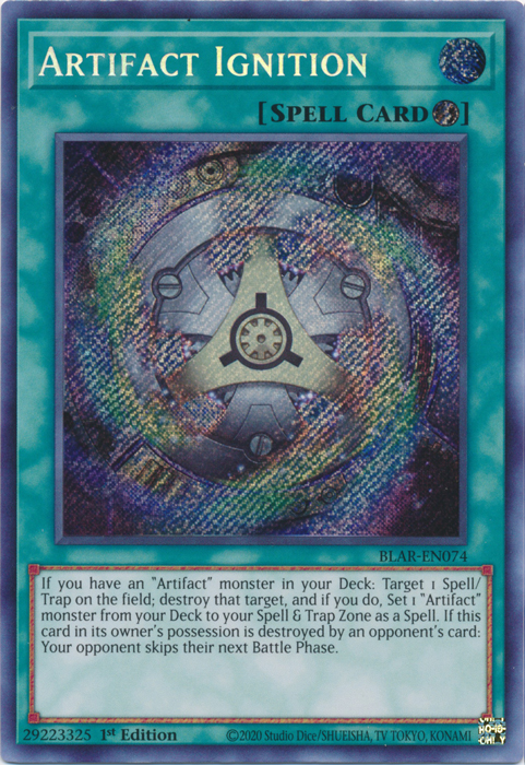 Artifact Ignition [BLAR-EN074] Secret Rare | Dragon's Lair Comics and Fantasy Houston TX