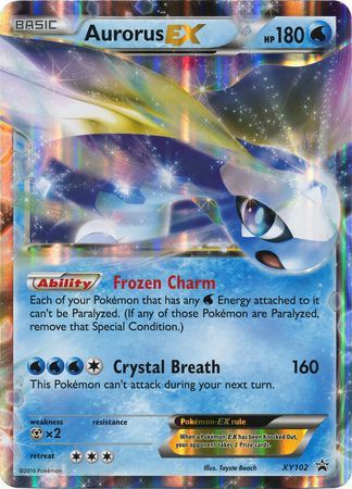 Aurorus EX (XY102) (Jumbo Card) [XY: Black Star Promos] | Dragon's Lair Comics and Fantasy Houston TX