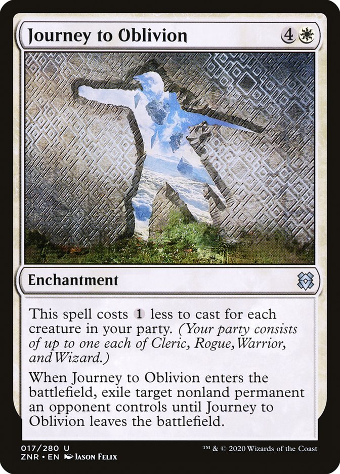 Journey to Oblivion [Zendikar Rising] | Dragon's Lair Comics and Fantasy Houston TX