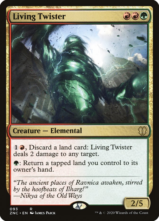 Living Twister [Zendikar Rising Commander] | Dragon's Lair Comics and Fantasy Houston TX