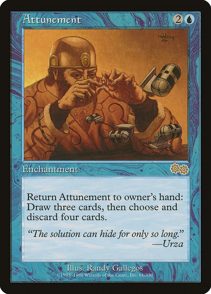 Attunement [Urza's Saga] | Dragon's Lair Comics and Fantasy Houston TX