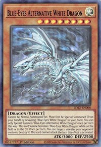 Blue-Eyes Alternative White Dragon (Purple) [LDS2-EN008] Ultra Rare | Dragon's Lair Comics and Fantasy Houston TX