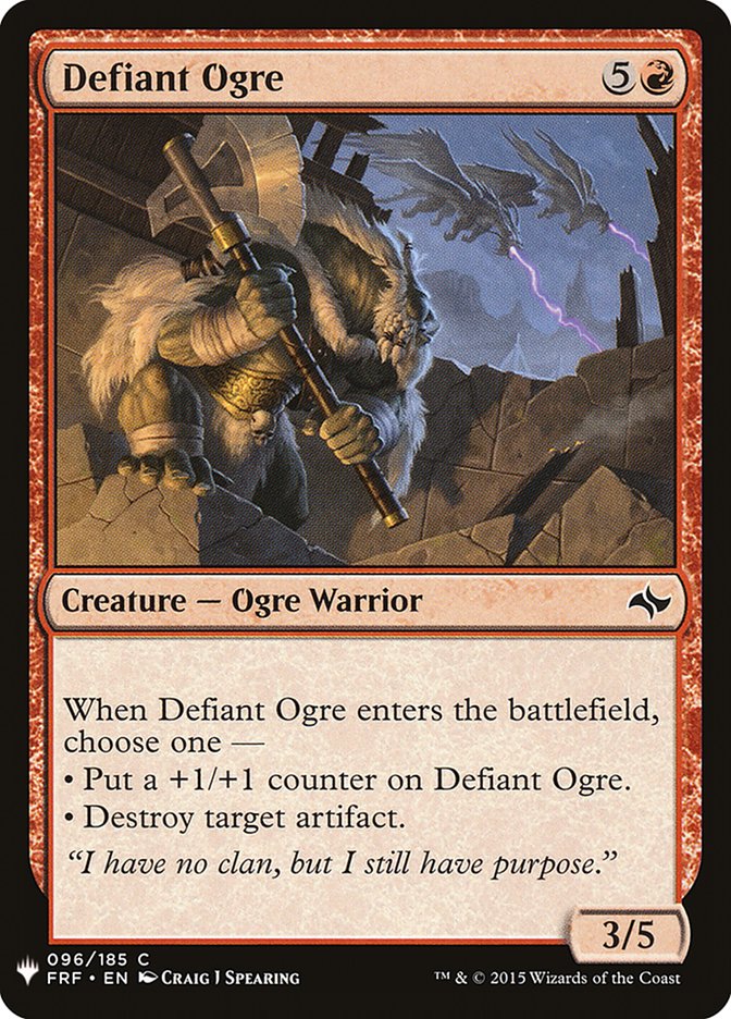 Defiant Ogre [Mystery Booster] | Dragon's Lair Comics and Fantasy Houston TX