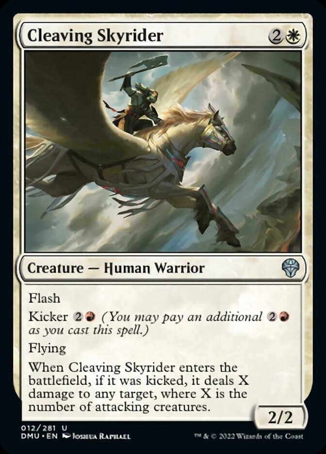 Cleaving Skyrider [Dominaria United] | Dragon's Lair Comics and Fantasy Houston TX