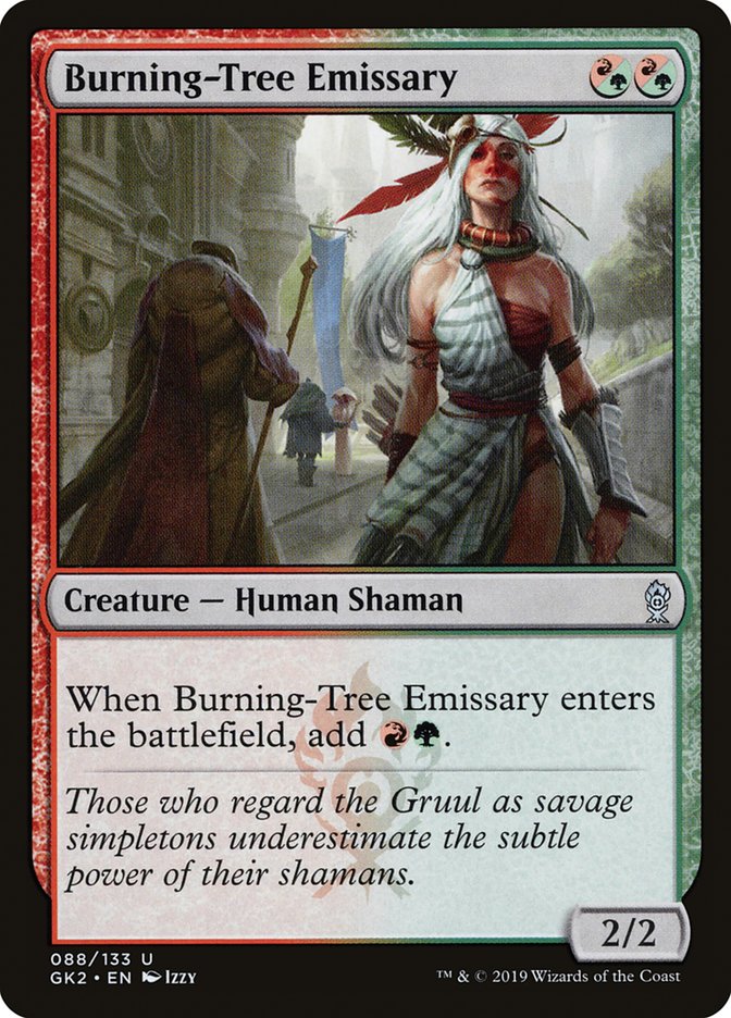 Burning-Tree Emissary [Ravnica Allegiance Guild Kit] | Dragon's Lair Comics and Fantasy Houston TX