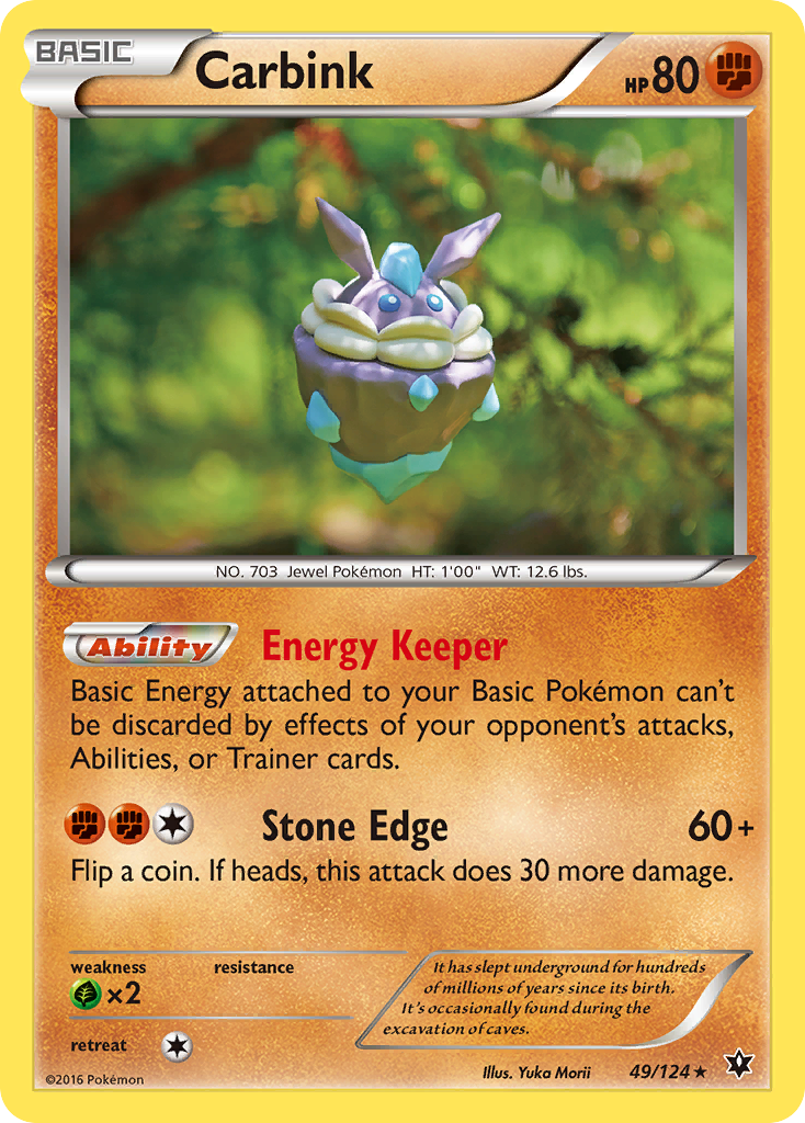 Carbink (49/124) [XY: Fates Collide] | Dragon's Lair Comics and Fantasy Houston TX