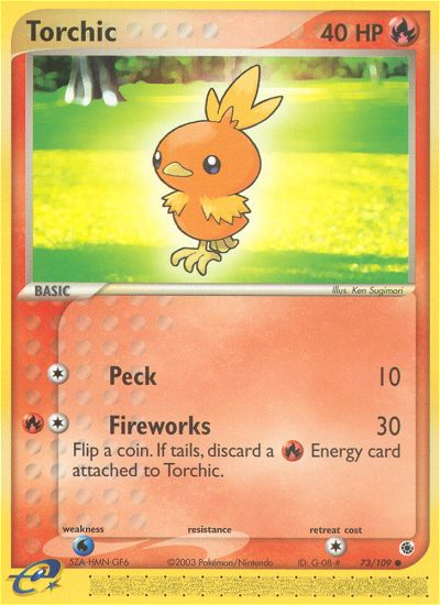 Torchic (73/109) [EX: Ruby & Sapphire] | Dragon's Lair Comics and Fantasy Houston TX