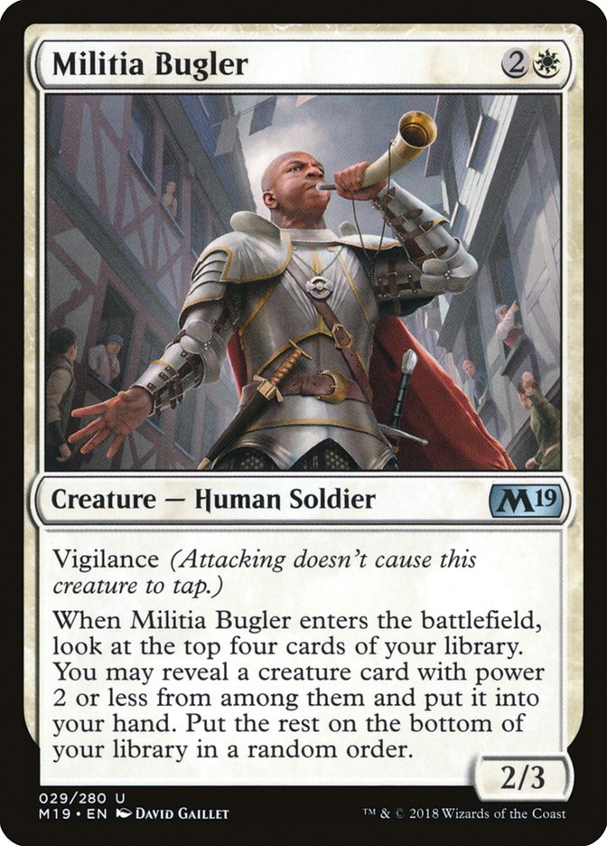 Militia Bugler [Core Set 2019] | Dragon's Lair Comics and Fantasy Houston TX