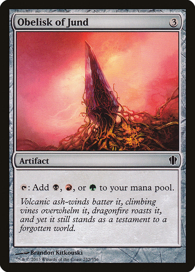 Obelisk of Jund [Commander 2013] | Dragon's Lair Comics and Fantasy Houston TX