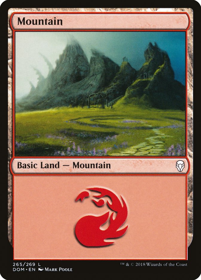 Mountain (265) [Dominaria] | Dragon's Lair Comics and Fantasy Houston TX