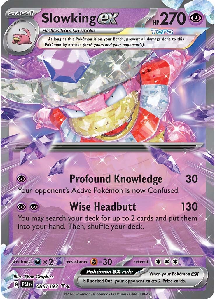 Slowking ex (086/193) [Scarlet & Violet: Paldea Evolved] | Dragon's Lair Comics and Fantasy Houston TX