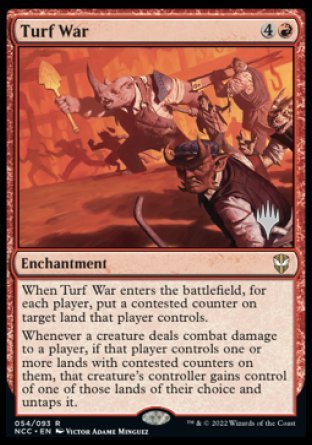 Turf War (Promo Pack) [Streets of New Capenna Commander Promos] | Dragon's Lair Comics and Fantasy Houston TX