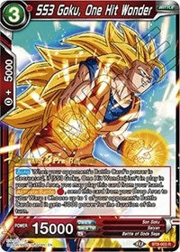 SS3 Goku, One Hit Wonder (BT8-003_PR) [Malicious Machinations Prerelease Promos] | Dragon's Lair Comics and Fantasy Houston TX