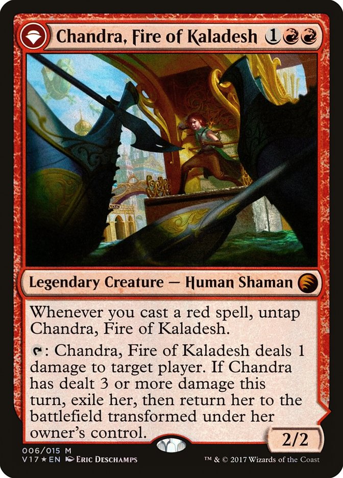 Chandra, Fire of Kaladesh // Chandra, Roaring Flame [From the Vault: Transform] | Dragon's Lair Comics and Fantasy Houston TX