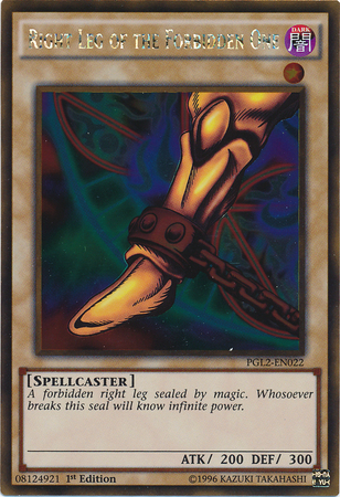 Right Leg of the Forbidden One [PGL2-EN022] Gold Rare | Dragon's Lair Comics and Fantasy Houston TX