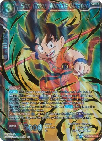 Son Goku, Nimbus Master (DB3-003) [Giant Force] | Dragon's Lair Comics and Fantasy Houston TX