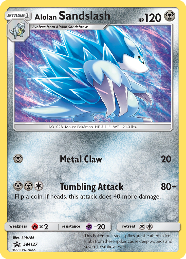 Alolan Sandslash (SM127) [Sun & Moon: Black Star Promos] | Dragon's Lair Comics and Fantasy Houston TX