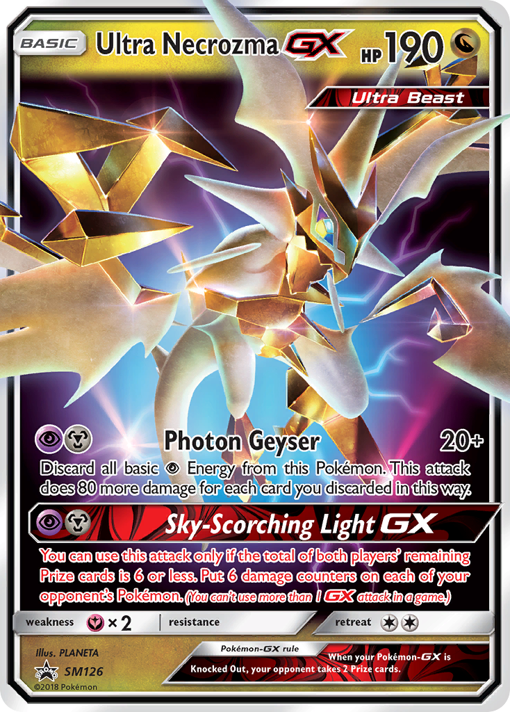 Ultra Necrozma GX (SM126) [Sun & Moon: Black Star Promos] | Dragon's Lair Comics and Fantasy Houston TX