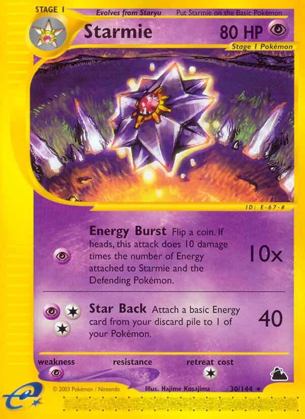 Starmie (30/144) [Skyridge] | Dragon's Lair Comics and Fantasy Houston TX