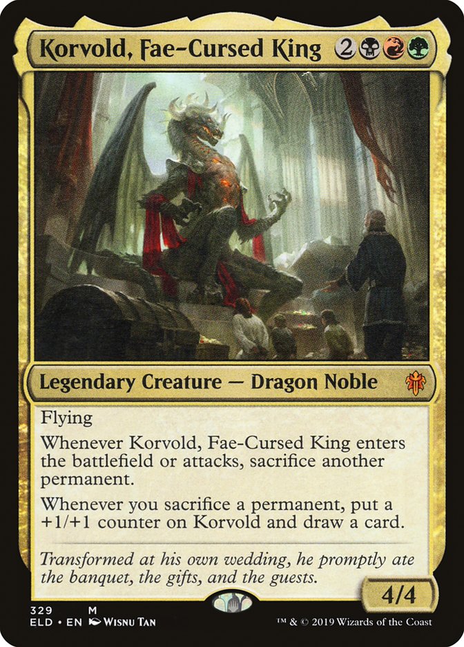 Korvold, Fae-Cursed King [Throne of Eldraine] | Dragon's Lair Comics and Fantasy Houston TX