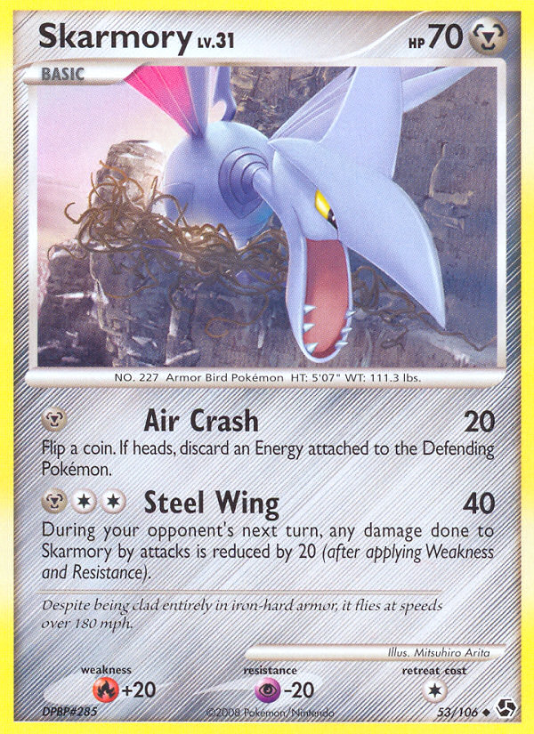 Skarmory (53/106) [Diamond & Pearl: Great Encounters] | Dragon's Lair Comics and Fantasy Houston TX