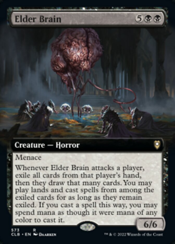 Elder Brain (Extended Art) [Commander Legends: Battle for Baldur's Gate] | Dragon's Lair Comics and Fantasy Houston TX