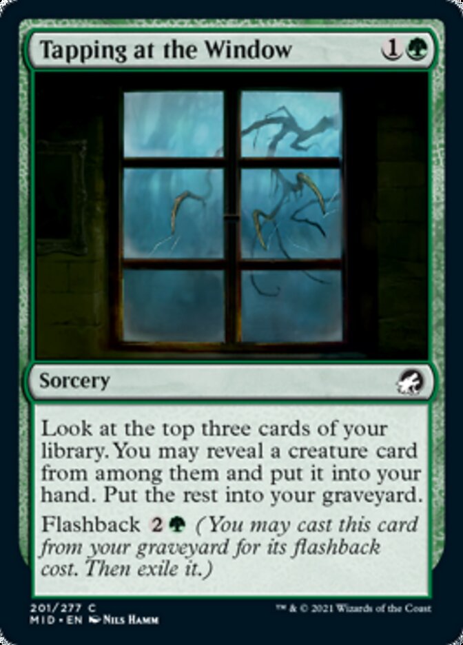 Tapping at the Window [Innistrad: Midnight Hunt] | Dragon's Lair Comics and Fantasy Houston TX