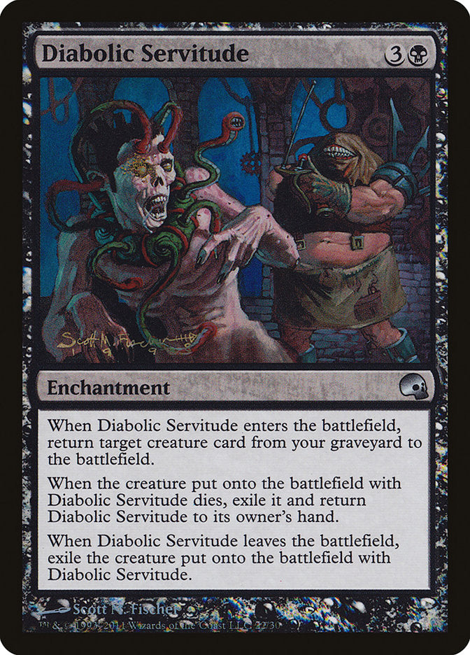 Diabolic Servitude [Premium Deck Series: Graveborn] | Dragon's Lair Comics and Fantasy Houston TX