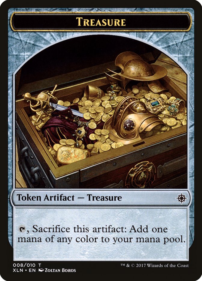 Treasure Token (008/010) [Ixalan Tokens] | Dragon's Lair Comics and Fantasy Houston TX