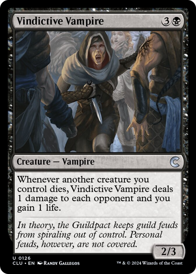 Vindictive Vampire [Ravnica: Clue Edition] | Dragon's Lair Comics and Fantasy Houston TX