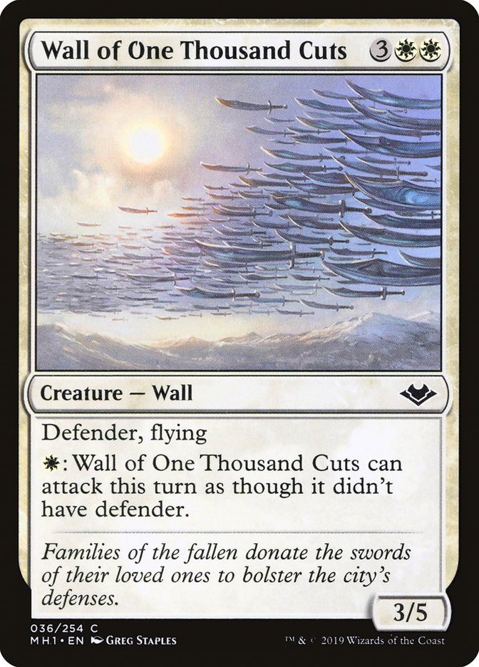 Wall of One Thousand Cuts [Modern Horizons] | Dragon's Lair Comics and Fantasy Houston TX