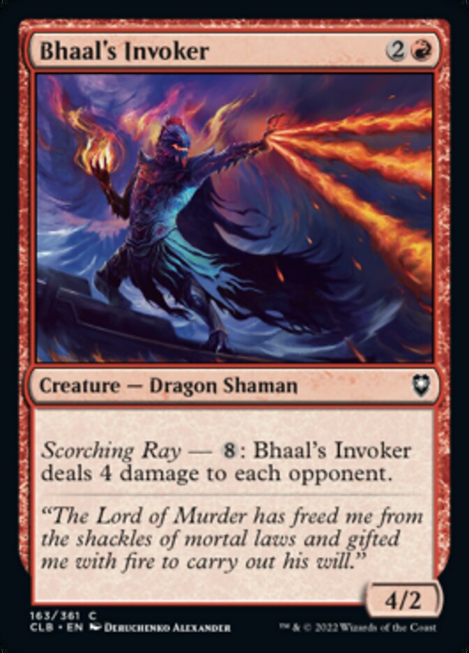 Bhaal's Invoker [Commander Legends: Battle for Baldur's Gate] | Dragon's Lair Comics and Fantasy Houston TX