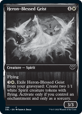 Heron-Blessed Geist [Innistrad: Double Feature] | Dragon's Lair Comics and Fantasy Houston TX